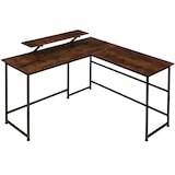 thumbnail of tectake Escritorio Melrose 140x130x76,5cm  Madera Industrial Oscura, Rústica