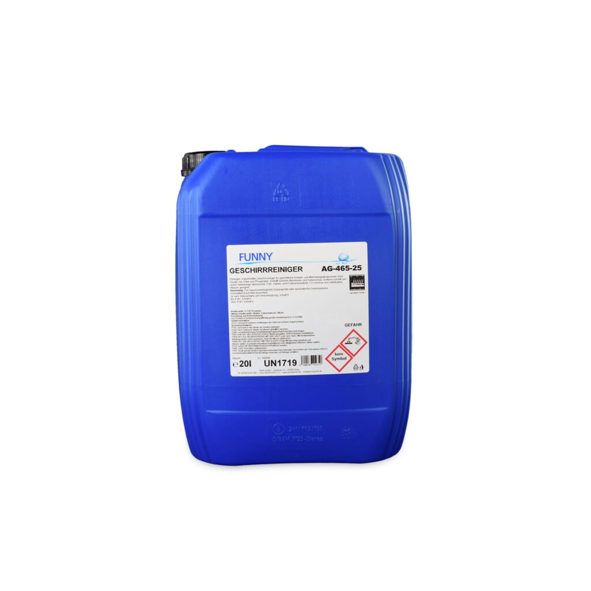 Geschirrreiniger chlorfrei Funny - 20L/26 Kg - für gewerbliche Maschinen