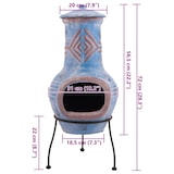 thumbnail of Camino in argilla RedFire Colima 31 cm ø