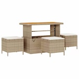thumbnail of vidaXL Garten-Sofa-Set mit Kissen mit Speicher 14 pcs Beige und Creme
