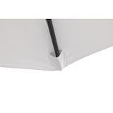 thumbnail of Tarrington House Sombrilla redonda Merida, aluminio, Ø 2.9 x 2.5 m, repelente al agua, blanco/gris