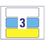 thumbnail of Etiketten im Block 80x23mm Bunt Wiederablösbar 75x Stück