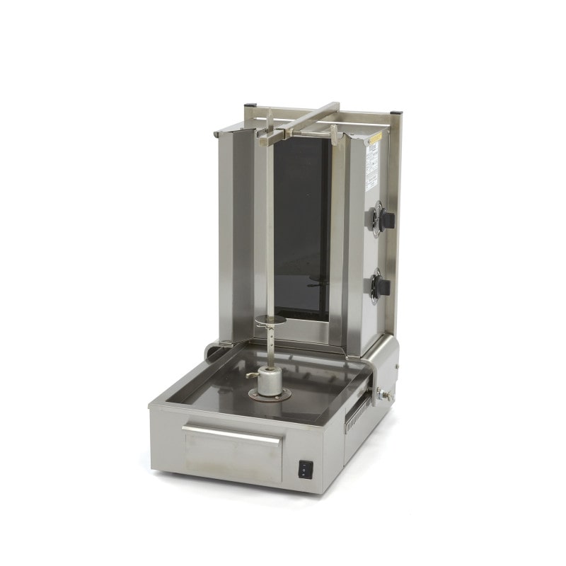 Broche à kebab - 2 brûleurs - 20 kg de viande - Électrique - Maxima