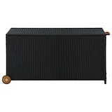thumbnail of vidaXL Garten-Auflagenbox Schwarz 120x65x61 cm Poly Rattan