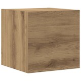 thumbnail of vidaXL 8-tlg. TV-Schrank-Set Wandmontage Altholz-Optik Holzwerkstoff
