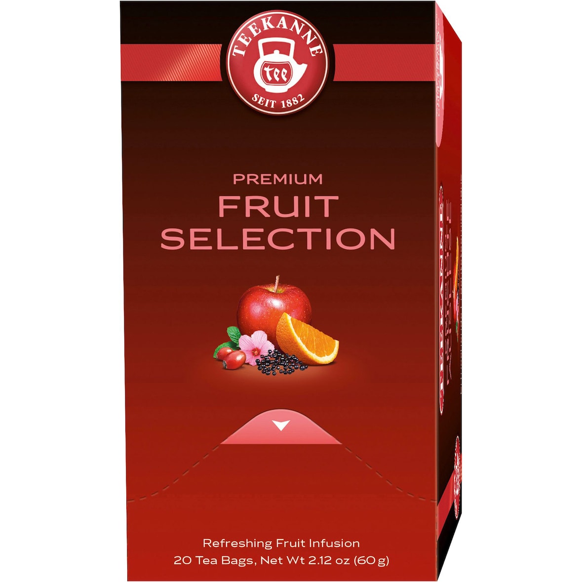 Teekanne Früchtetee Premium Fruit Selection 20 Teebeutel (60 g)