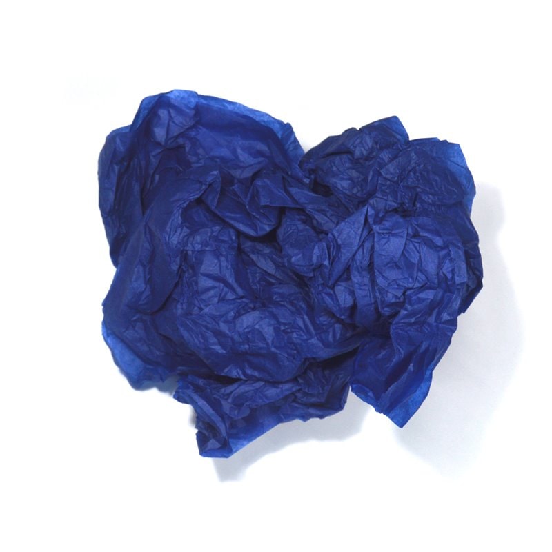 Seidenpapier Tiefsee-Blau 50x75 cm – 100-Blatt-Packung für Geschenke, Schaufensterdekoration, Feste und elegante Projekte