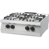 thumbnail of Heavy Duty Piano Cottura - 4 Fuochi - Unità Doppia - Profondità 70cm - Gas