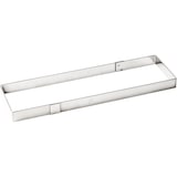 thumbnail of Matfer Rechteckiger Edelstahlrahmen für Mousse, extrastark, 37x9x4 cm (371017)