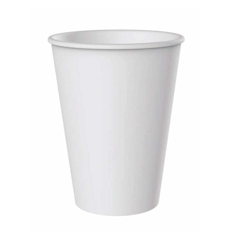 2000x Ausschankbecher aus Hartpapier, weiß, 300ml