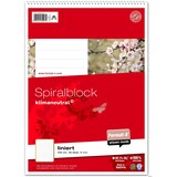thumbnail of Spiralblock A4 70g 9mm 48 Blatt 9mm liniert
