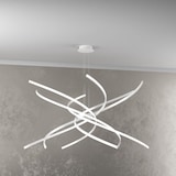 thumbnail of Lampadario a Led Moderno Top Light Tornado 88W 5950LM 1163/S100 Bianco