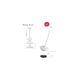 thumbnail of Pina Pro Sabbia LED-Tischleuchte wiederaufladbar und dimmbar kabellos Zafferano