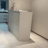 thumbnail of Theke, Empfangstresen, Kosmetiktheke, weiß, 120 x 50 x 100 cm