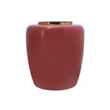 thumbnail of Vase Esmeralda Deco 100 Koralle / Gold
