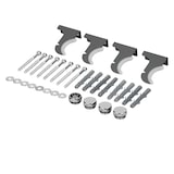 thumbnail of ECD Germany Paneelheizkörper Stella 480x1400 Anthrazit | Mittelanschluss, Universal, Thermostat