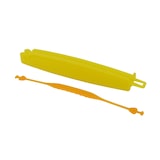 thumbnail of Schneider - Verschluss-Clip 285 mm gelb mit Griff, aus PP, 1 Stück = 4 Clips