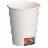 thumbnail of 50x Heiß- und Kaltgetränkebecher weiß Pappe beschichtet 300 ml 330ml  | 12oz