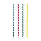 thumbnail of MONOUSO - Trinkhalme aus Papier Sortiert Eigestränk Ø8mm 24cm (100 Stück)