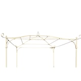 thumbnail of Biscottini Gartenpavillon für den Außenbereich – Pavillon 3,5 x 3,5 m quadratisch – Pavillon aus Schmiedeeisen – Gartenpergola – Bemalter Pavillon