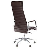 thumbnail of Sedia da ufficio / poltrona presidenziale ASPERA 20 nappa marrone hjh OFFICE