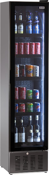 thumbnail of Glastürkühlschrank KBS 316 G Slim schwarz