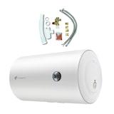 thumbnail of Chauffe Eau Electrique Mural Blindé Horizontal Bypso Sannover 50 Litres + Kit d'Installation Complet NF