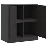 thumbnail of Helloshop26 - Buffet bahut commode armoire meuble de rangement organisateur cuisine salle de séjour salon 67 x 39 x 73 cm acier noir 02_0036013