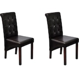 thumbnail of vidaXL Eetkamerstoelen 2 st kunstleer bruin