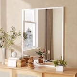 thumbnail of Espelho de Parede Decorativo 70x90 cm Espelho Retangular Espelho de Sala com 4 Ganchos Metálicos Estilo Moderno Branco