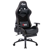 thumbnail of ZIK Sedia da Ufficio Poltrona Gaming Ergonomica con Poggiapiedi e Poggiabraccia, Supporto Lombare, Regolabile in Ecopelle - Nero