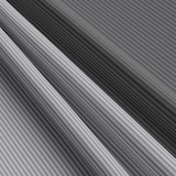 thumbnail of Baumwolle Bettwäsche 200x220 cm Anthrazit Grau gestreift Wendeseite Reißverschluss 3 tlg