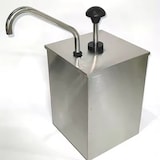 thumbnail of Dispensador de salsa/gelatina de acero inoxidable de 4 l