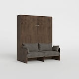 thumbnail of Doppelbett Sofà Kentaro vertikal klappbar Walnuss (ALESSIA 20) Klappbett