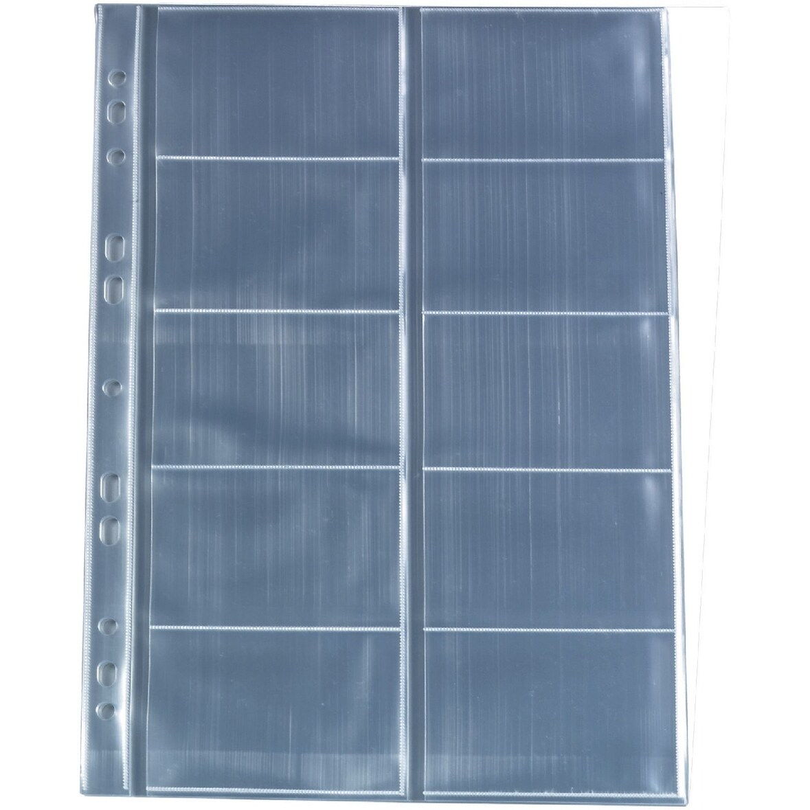 Visitenkartenhüllen A4 VE=70x10 Hüllen transparent