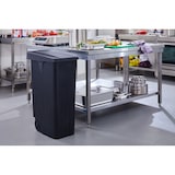 thumbnail of METRO Professional Mülleimer, 42 x 57 x 88 cm, 110 L, mit Rollen und Deckel, schwarz