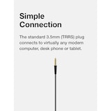 thumbnail of Auriculares con Cable y Micrófono con Cancelación Ruido Cascos de Diadema para Videoconferencia CS200i, Negro