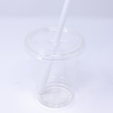 thumbnail of PLA transparent flat lid with cross-hole, for Ø 76 mm  50 Stück
