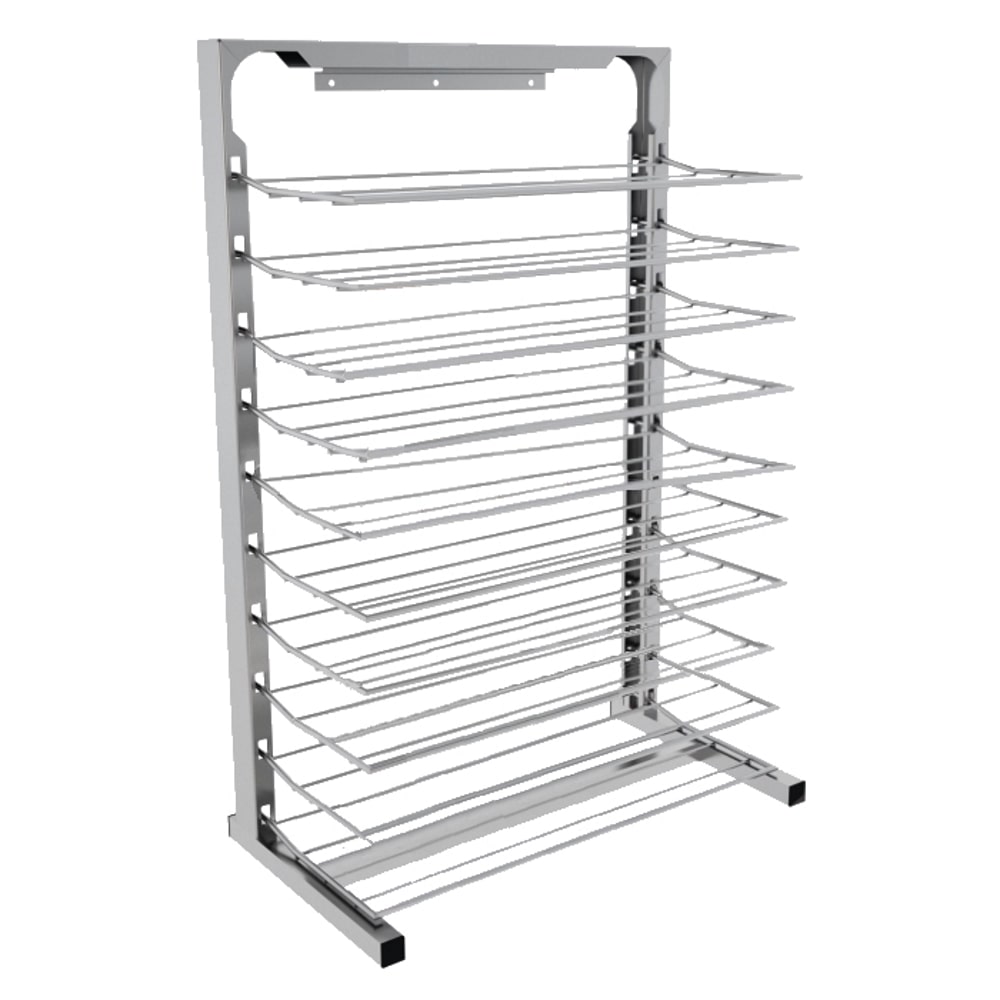 Bordenrek tafelblad voor 20 borden - 575x320x855 mm - 92030620 Eurast