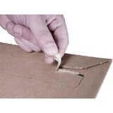 thumbnail of 100 Versandtaschen aus Wellpappe, 265 x 355 x 52 mm, DIN C4+ braun