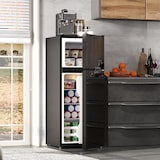 thumbnail of Merax Kühlschrank 92L mit Gefrierfach, Kühl-Gefrierkombination, 64L + 28L, 138 kWh/Jahr, 45 dB, schwarz