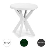 thumbnail of Gartentisch Bistrotisch Balkontisch Kunststoff Rund Ø70xH72cm