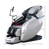 thumbnail of 4D Ganzkörper Massagesessel, Mit Heizfunktion, Tiefenmassage, für den ganzen Körper geeignet, Bluetooth SL Schienen Weiß L155xB76xH116cm /G6Bai/