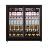 thumbnail of Husky C2SLIDE-865-BK-NL-HU - Flessen Koelkast - 218 Liter- Met Schuifdeuren - Zwart