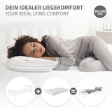 thumbnail of ML-Design Holzbett 90x200 cm Weiß – Kiefernholz Massivholzbett mit Lattenrost & Füßen, Einzelbett mit Kopf- & Fußteil, Jugendbett für Kinder &