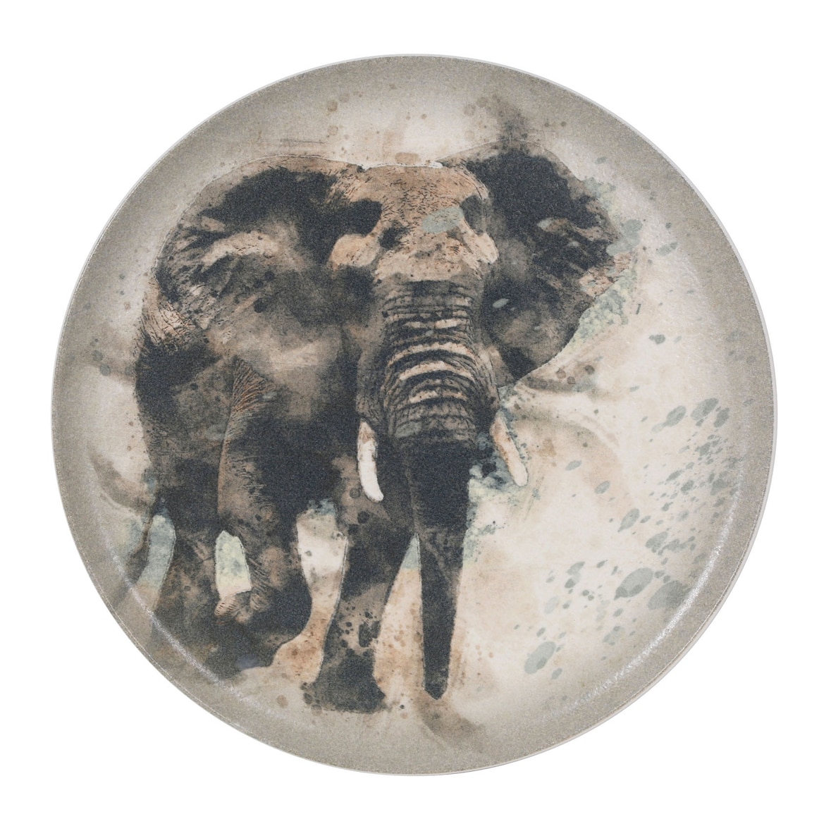 Viejo Valle - Plato Presentacion Elefantesavanna 32X2Cm Bonna Caja De 6 Uds