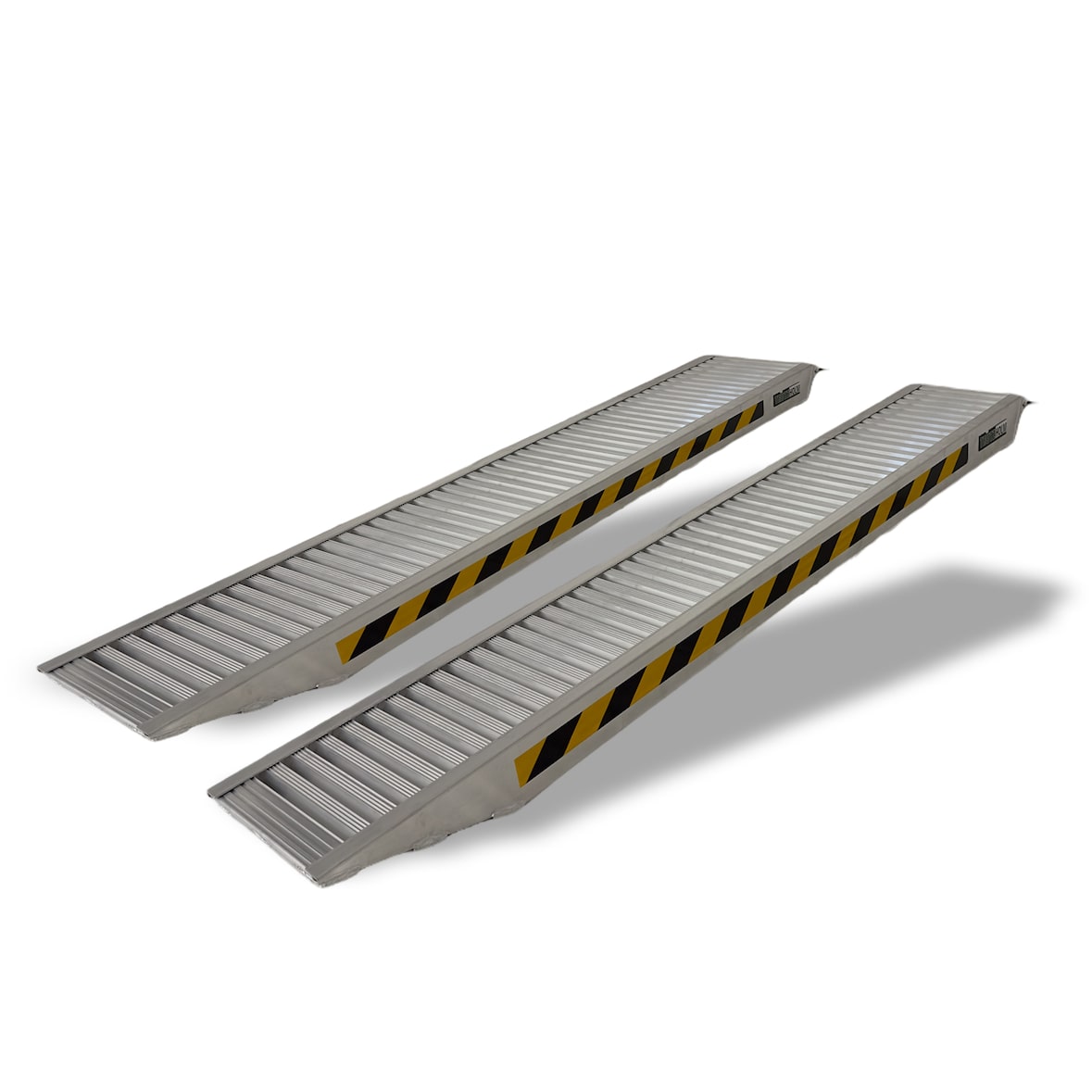 TRUTZHOLM 2 x Schwerlastrampen 212cm Traglast 3800kg/Paar Alu grau geriffelt Rampen Verladerampen
