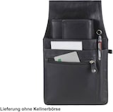 thumbnail of Esquire Leder Holster Kellnertasche für Kellnerbörse schwarz Kellner Gürteltasche