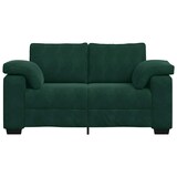 thumbnail of vidaXL Loveseat Sofa Donkergroen 160x77x82 cm Fluweel