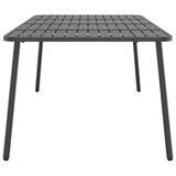 thumbnail of vidaXL Gartentisch Anthrazit 200x100x71 cm Stahl